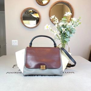Celine Smooth Calfskin Medium Tri-Color Trapeze